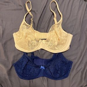2 Body by Victoria unlined Demi bra 34D